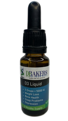 Vitamin D3 Liquid - 20ml 3 Months Supply