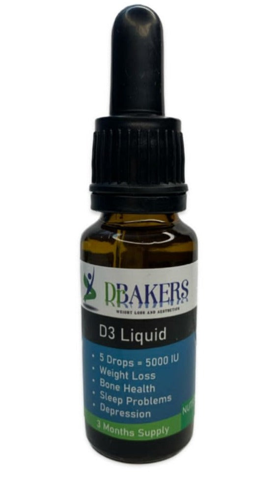 Vitamin D3 Liquid - 20ml 3 Months Supply